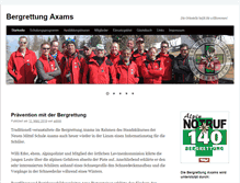 Tablet Screenshot of bergrettung-axams.at